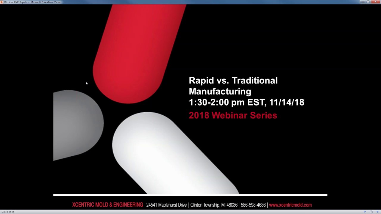 Rapid VS Traditional Manufacturing